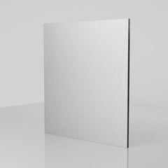 3mm Brushed Silver Aluminium Composite Cut To Size