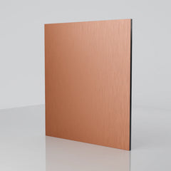 3mm Brushed Copper Aluminium Composite Cut To Size