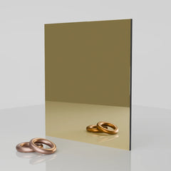 3mm Gold Mirror Aluminium Composite Cut To Size