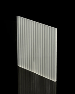 5mm Reeded Opal Acrylic Sheet Cut To Size