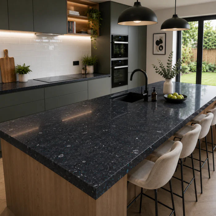 12mm Obsidian Solid Surface Sheet