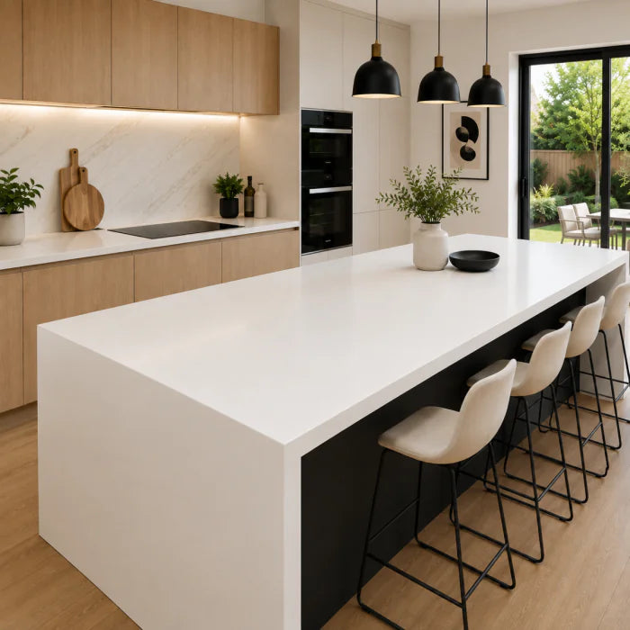 12mm Acrylic Winter White Solid Surface Sheet