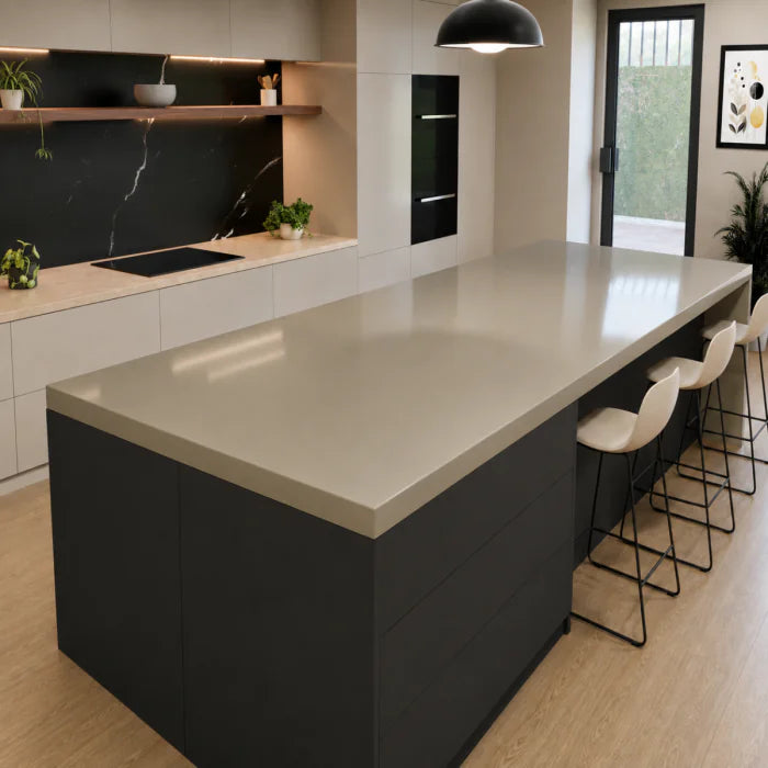 12mm Pebble Grey Solid Surface Sheet