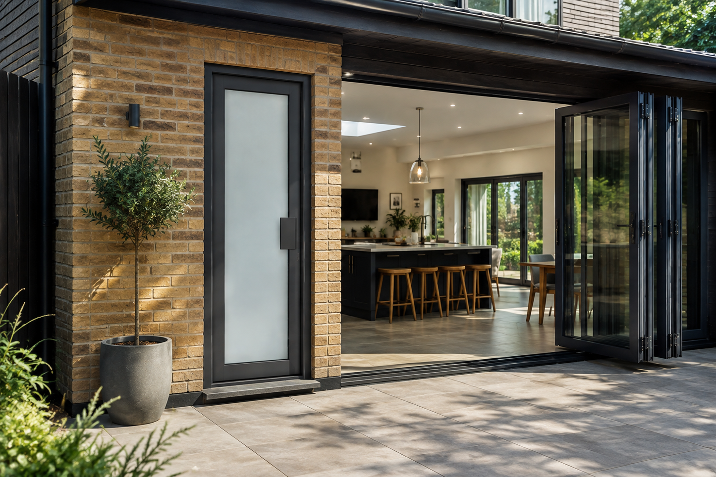 Aluminium Commercial Façade Shop Door – Style 1