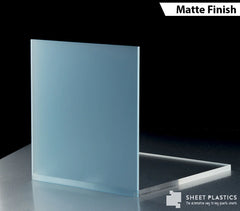 Blue Frosted Acrylic Cut To Size