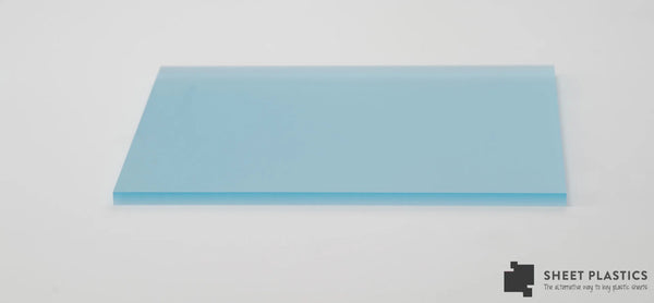 Blue Frosted Acrylic Cut To Size
