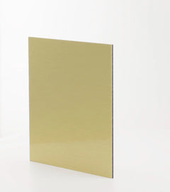 3mm Brushed Gold Aluminium Composite Cut To Size