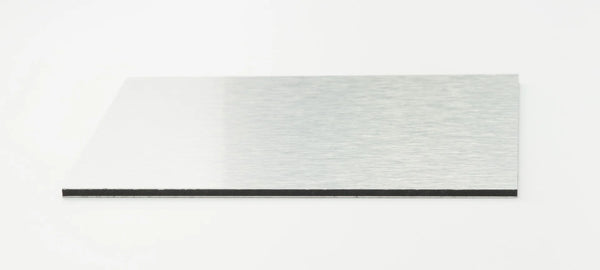 3mm Brushed Silver Aluminium Composite Cut To Size