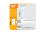 Codelocks CL500 Front & Back Plates