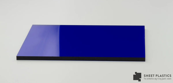 Dark Blue Tint Acrylic Sheet Cut To Size