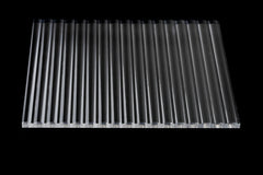 5mm Reeded Clear Acrylic Sheet Cut To Size