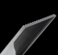 5mm Reeded Clear Acrylic Sheet Cut To Size