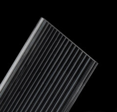 5mm Reeded Clear Acrylic Sheet Cut To Size