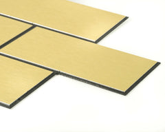 3mm Brushed Gold Effect Splashback Cut To Size
