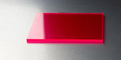 5mm Pink Fluorescent Acrylic Sheet Cut To Size