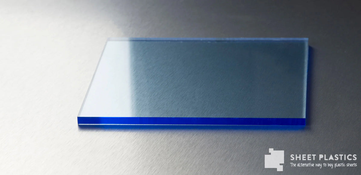 Blue Fluorescent Acrylic Sheet Cut To Size