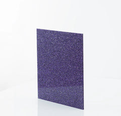 3mm Purple Glitter Acrylic Sheet Cut To Size