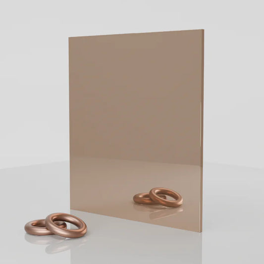 1.5mm Rose Gold Mirror Finish HIPS 2440mm x 1220mm
