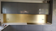 3mm Brushed Gold Aluminium Composite Cut To Size