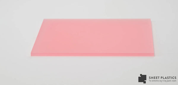 Pink Frosted Acrylic Cut To Size