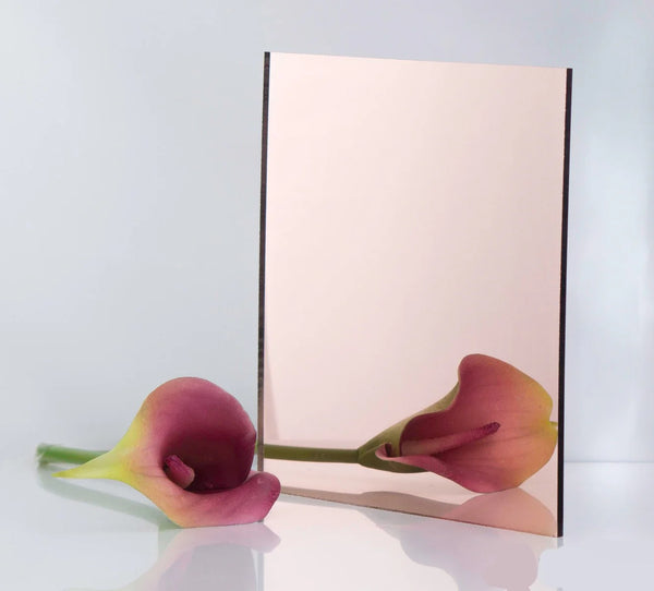 3mm Rose Gold Acrylic Mirror Cut To Size