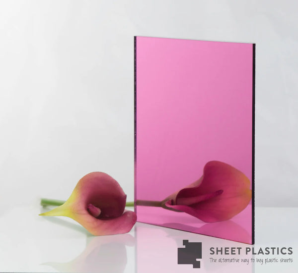 3mm Pink Acrylic Mirror Cut To Size