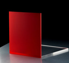 Red Frosted Acrylic Cut To Size