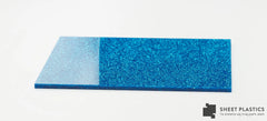 3mm Royal Blue Glitter Acrylic Sheet Cut To Size