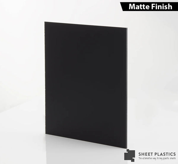 Black Frosted Acrylic Cut To Size