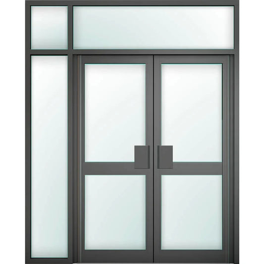 Aluminium Commercial Façade Shop Door Style 23