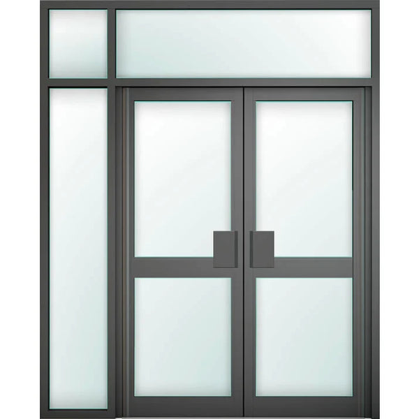 Aluminium Commercial Façade Shop Door Style 23