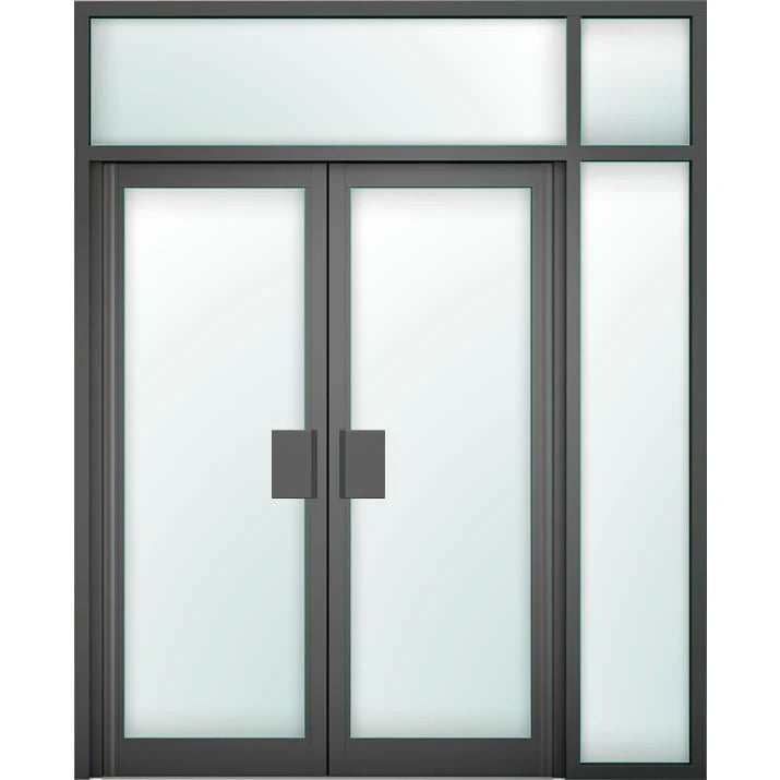 Aluminium Commercial Façade Shop Door Style 34