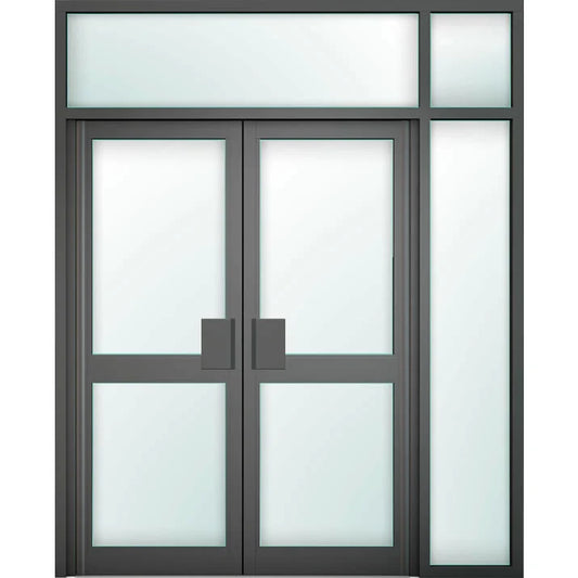 Aluminium Commercial Façade Shop Door Style 35
