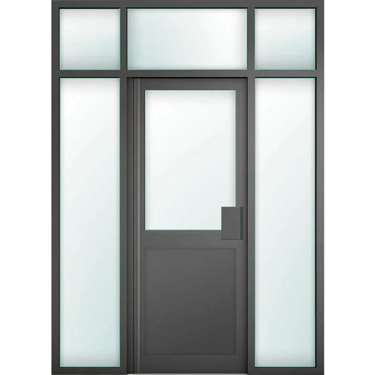 Aluminium Commercial Façade Shop Door Style 42