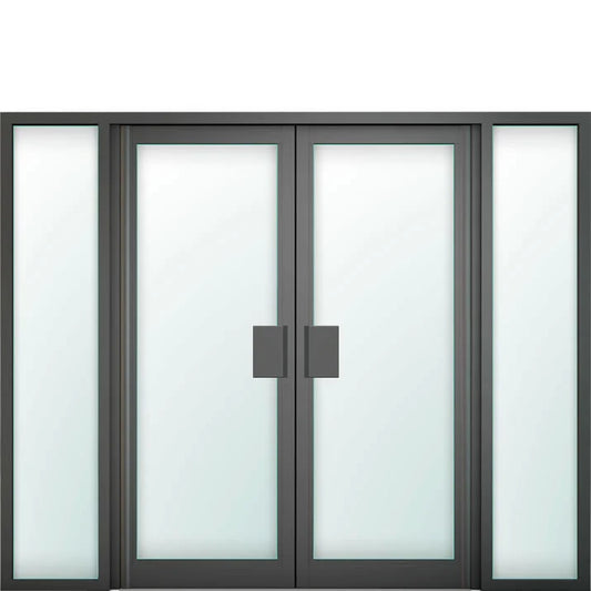 Aluminium Commercial Façade Shop Door Style 43
