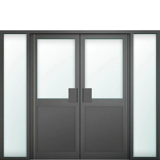 Aluminium Commercial Façade Shop Door Style 45