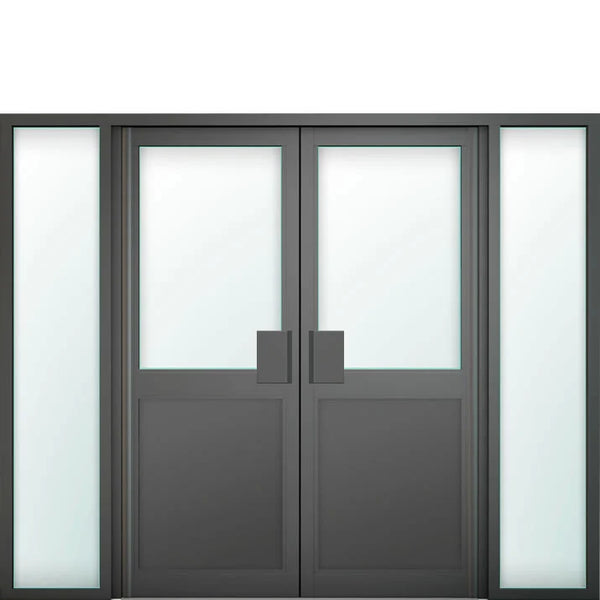 Aluminium Commercial Façade Shop Door Style 45