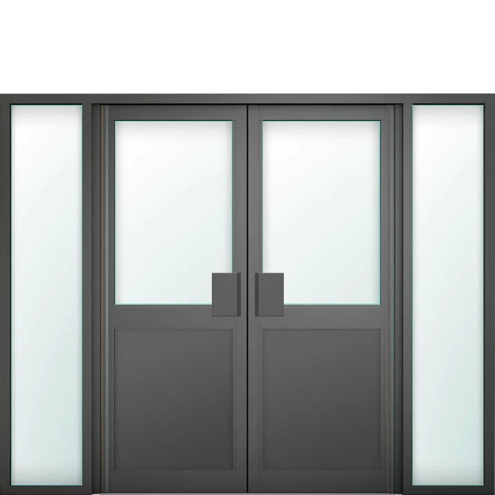 Aluminium Commercial Façade Shop Door Style 45