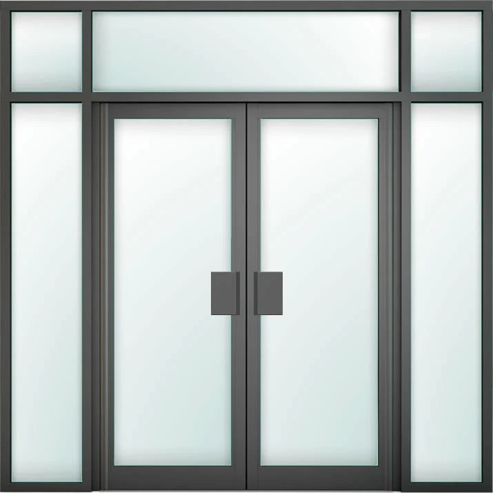 Aluminium Commercial Façade Shop Door Style 46