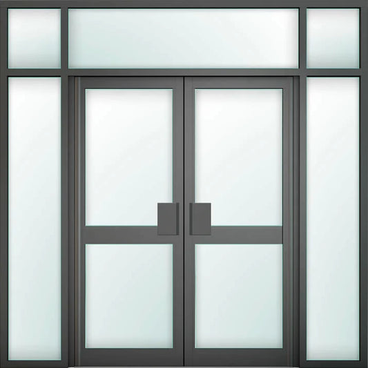 Aluminium Commercial Façade Shop Door Style 47