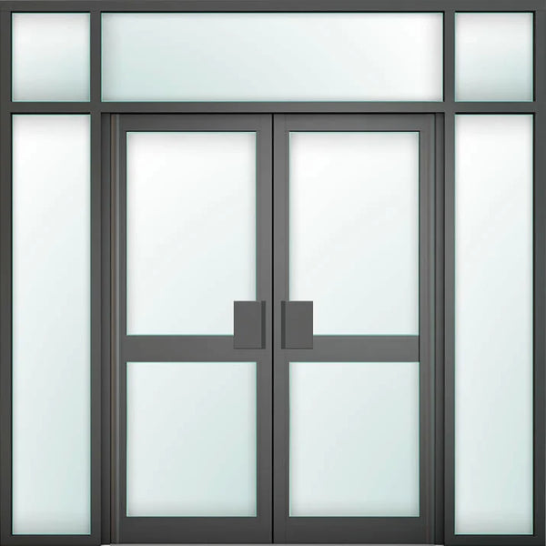 Aluminium Commercial Façade Shop Door Style 47