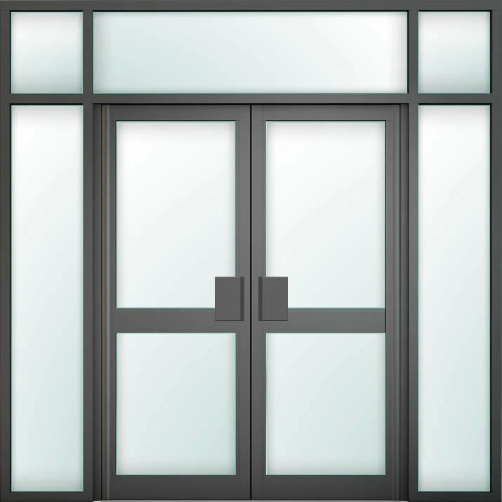 Aluminium Commercial Façade Shop Door Style 47