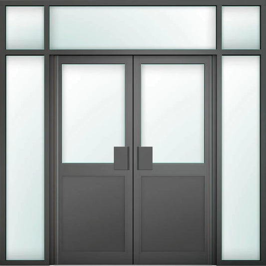 Aluminium Commercial Façade Shop Door Style 48