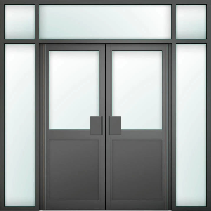 Aluminium Commercial Façade Shop Door Style 48