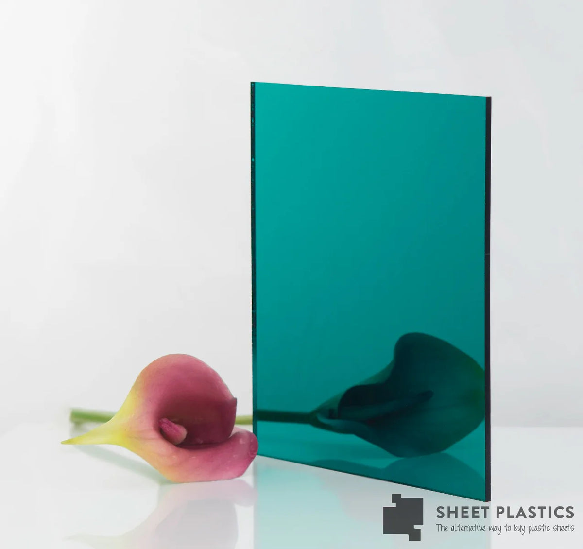 3mm Teal Acrylic Mirror Cut To Size