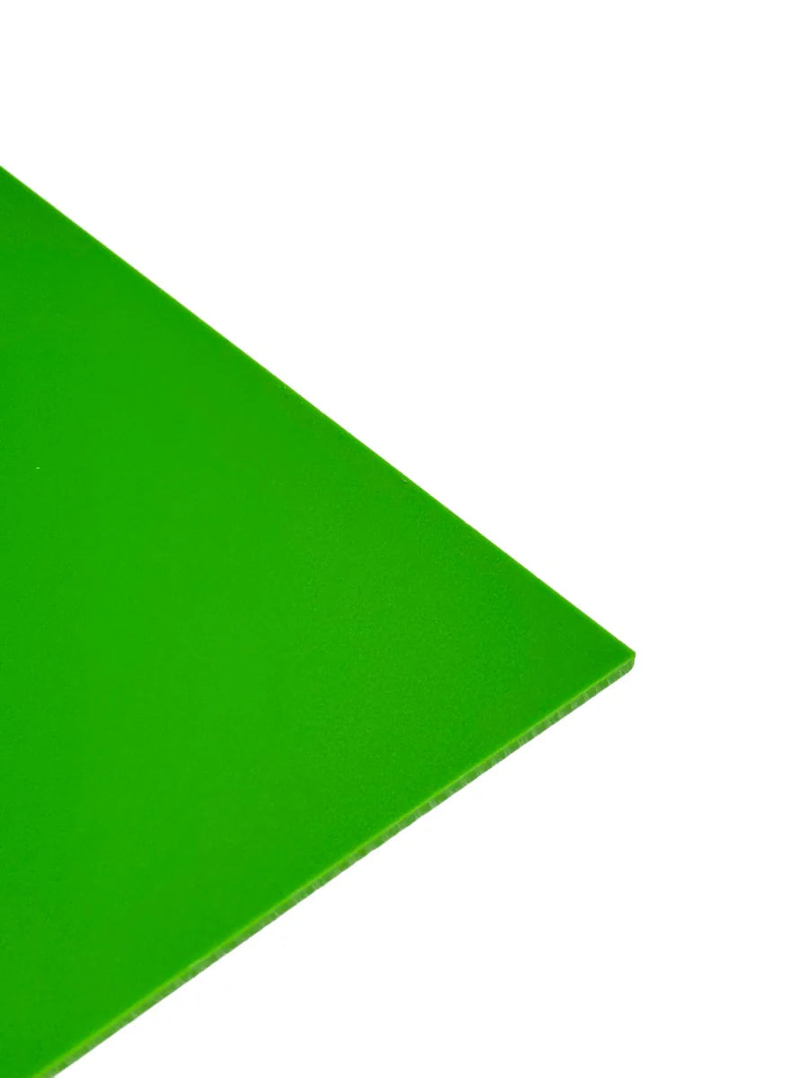 3mm Vibrant Green Frost Cut To Size